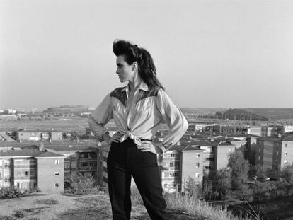 <i>La princesita del arrabal</i> (1986), fotografía de Alberto García-Alix que se exhibe en el Museo Reina Sofía.