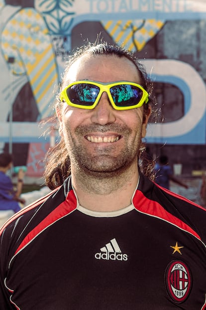 José Manuel, jugador de los Dragones de Lavapiés.