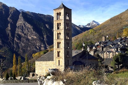 Iglesia románica de Sant Climent de Taüll, la más visitada de Vall de Boí.