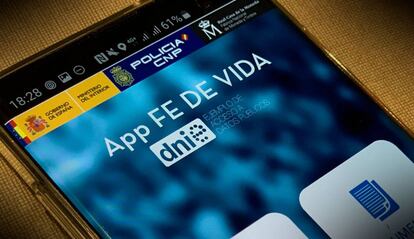 App Fe de vida de Polic&iacute;a