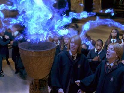 Una imagen de la película <i>Harry Potter y el cáliz de fuego</i>.