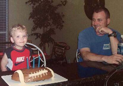 In November 2006, before Capt. Shawn English returned to Iraq to finish a 10-month deployment there, he celebrated the third birthday of his son, Austin. English was killed weeks later.