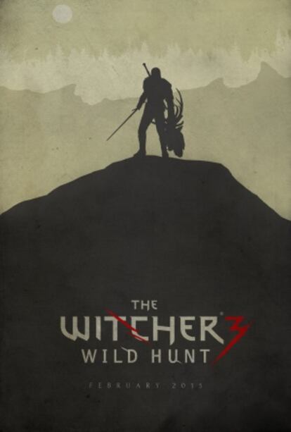 Póster de 'The witcher 3: wild hunt', la gran superproducción polaca del videojuego.