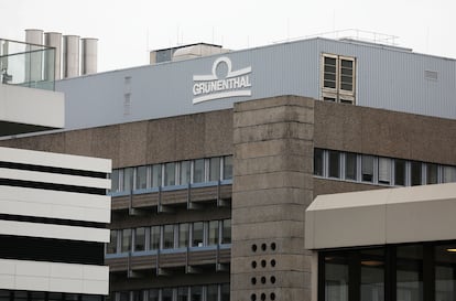 En Aquisgrán (Alemania), un edificio de las oficinas centrales de la farmaceútica Grünenthal, dueña de los laboratorios Andrómaco y Selsia.