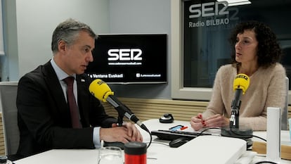 Iñigo Urkulu, este lunes durante la entrevista en la Cadena SER Euskadi.