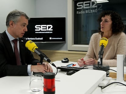 Iñigo Urkulu, este lunes durante la entrevista en la Cadena SER Euskadi.