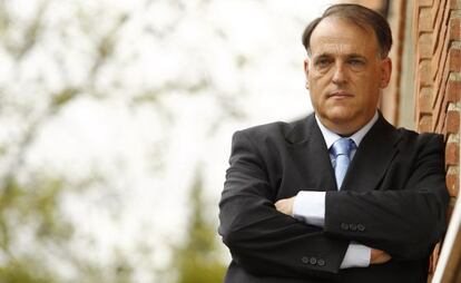 Javier Tebas, presidente de la Liga de Fútbol Profesional.