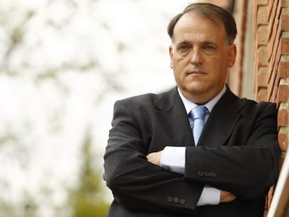 Javier Tebas, presidente de la Liga de Fútbol Profesional. 