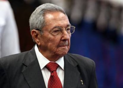 Raúl Castro na quinta-feira em Havana