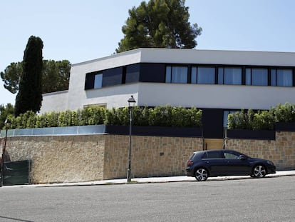 Una imagen de la fachada de la casa de Pedralbes que fue de Iñaki Urdangarin y Cristina de Borbón.