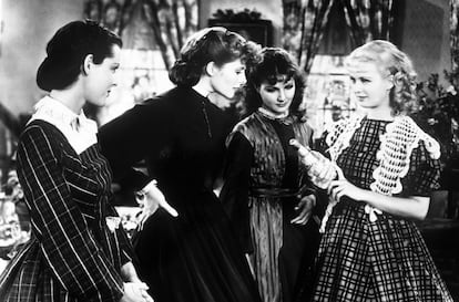 Katharine Hepburn participó en una de las primeras versiones de 'Mujercitas' en el cine.