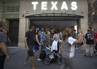 Els cinemes Texas quan es van inaugurar, el 2014.