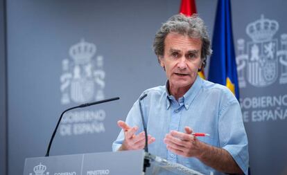 El director del Centro de Coordinación de Alertas y Emergencias Sanitarias, Fernando Simón.