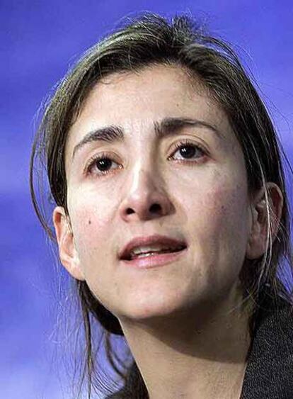 Ingrid Betancourt, en marzo de 2001.