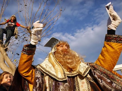 El Rey Mago Gaspar, en Valencia.