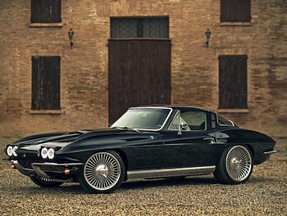 Parece un modelo ‘vintage’, pero este Corvette Stingray lleva un motor V8 de lo más moderno.