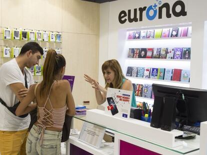 La primera tienda de Eurona, abierta en Castelldefels (Barcelona).