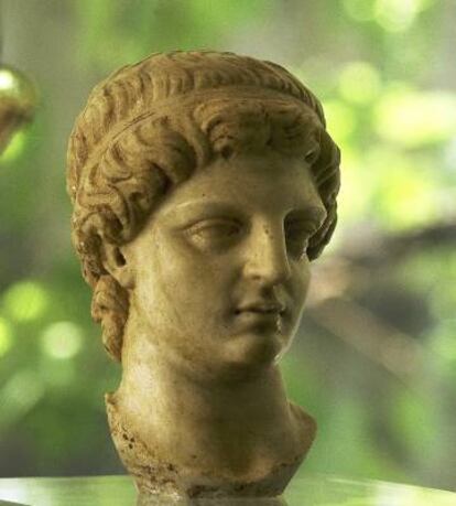 Busto femenino en el Museo de la Romanización de Calahorra (La Rioja).