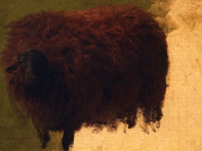 'Large wooly sheep', de Rosa Bonheur.