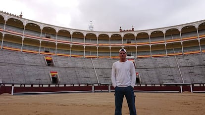 Frank Cuesta, el pasado miércoles en la plaza de toros de Las Ventas.