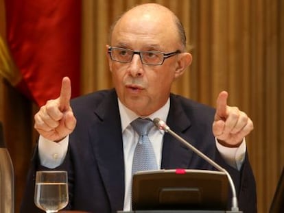 Crist&oacute;bal Montoro, ministro de Hacienda.