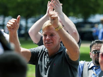 David Duke in Charlottesville in 2017.