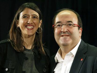 Miquel Iceta i Núria Parlon.