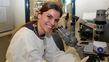 Maria Ikonomopoulou, experta en venómica, en su laboratorio.