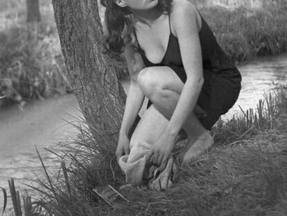 Silvana Mangano, en <i>Riso amaro.</i>