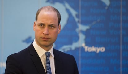 Guillermo de Inglaterra, el pasado 16 de febrero durante su visita al al Foreign Office, en Londres.