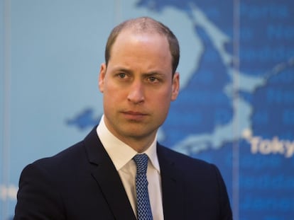 Guillermo de Inglaterra, el pasado 16 de febrero durante su visita al al Foreign Office, en Londres.