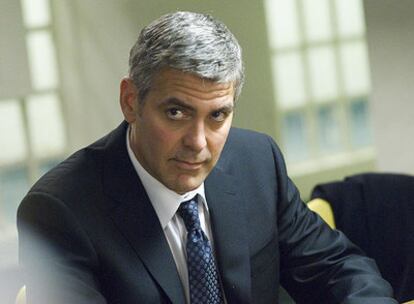 George Clooney, en <i>Michael Clayton,</i> película con la que fue candidato al Oscar.