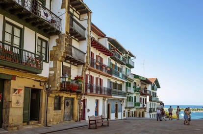 Arquitectura tradicional en Hondarribia.