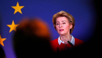 Ursula von der Leyen, el pasado 31 de enero en Bruselas.