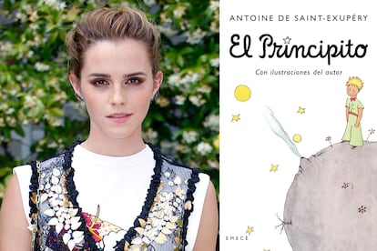 Emma Watson - El principito (Antoine de Saint-Exupéry)

La literatura infantil ocupa un lugar predilecto en los gustos de la actriz. En declaraciones a la revista Time, aseguró que El principito y Mi amigo, el gigante de Roald Dahl, eran los libros que la llevaban de vuelta a otro tiempo y lugar.