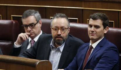 Albert Rivera, Juan Carlos Girauta i José Manuel Villegas.