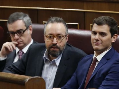 Albert Rivera, Juan Carlos Girauta i José Manuel Villegas.