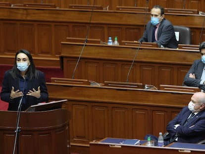 Una sesión del Congreso de Perú.