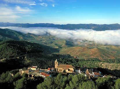 Segura de la Sierra, Jaén. This village has been almost completely unchanged by time, boasting the same narrow and steep streets of yesteryear. The Mudéjar Castle, the best lookout point, sits at the highest point of the village and is surrounded by an ancient wall that still has some of its turrets.