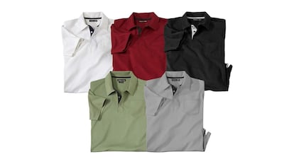 Este pack de cinco polos para hombre está arrasando en Amazon.