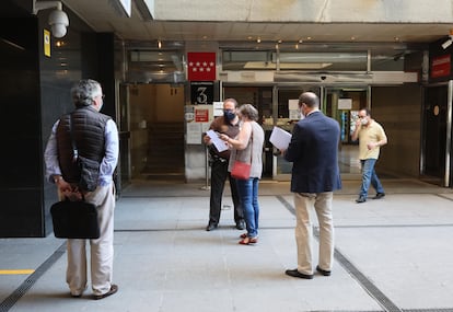 Juzgados de lo socio-laboral de la calle Princesa de Madrid.