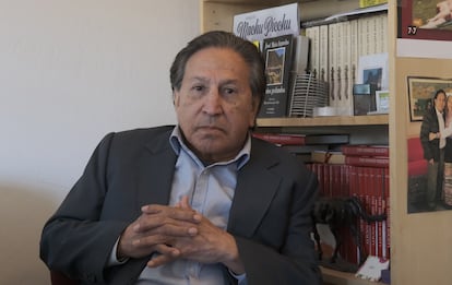 El expresidente peruano Alejandro Toledo, el jueves durante una entrevista en Menlo Park, California.