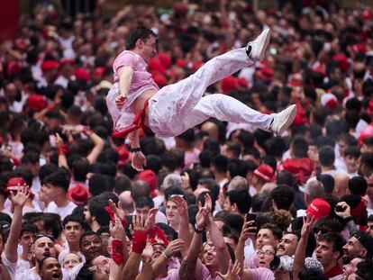 Pamplona, Navarra, 07/07/2024  - Chupinazo de las fiestas de San Fermín 2024 de Pamplona. Foto: Pablo Lasaosa