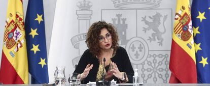 La ministra de Hacienda, María Jesús Montero.