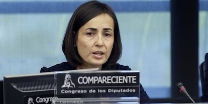 María Seguí, durante su comparecencia el miércoles en el Congreso.