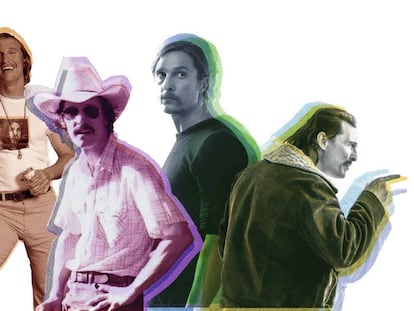 Matthew McConaughey en ‘Movida del 76’, ‘Dallas Buyers Club’, ‘True Detective’ y ‘White Boy Rick’, que se acaba de estrenar.
