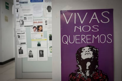 Aspecto de  la Fiscalía Especializada para la Investigación del delito de Feminicidio.