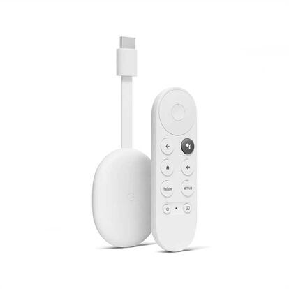 Google Chromecast con Google TV blanco