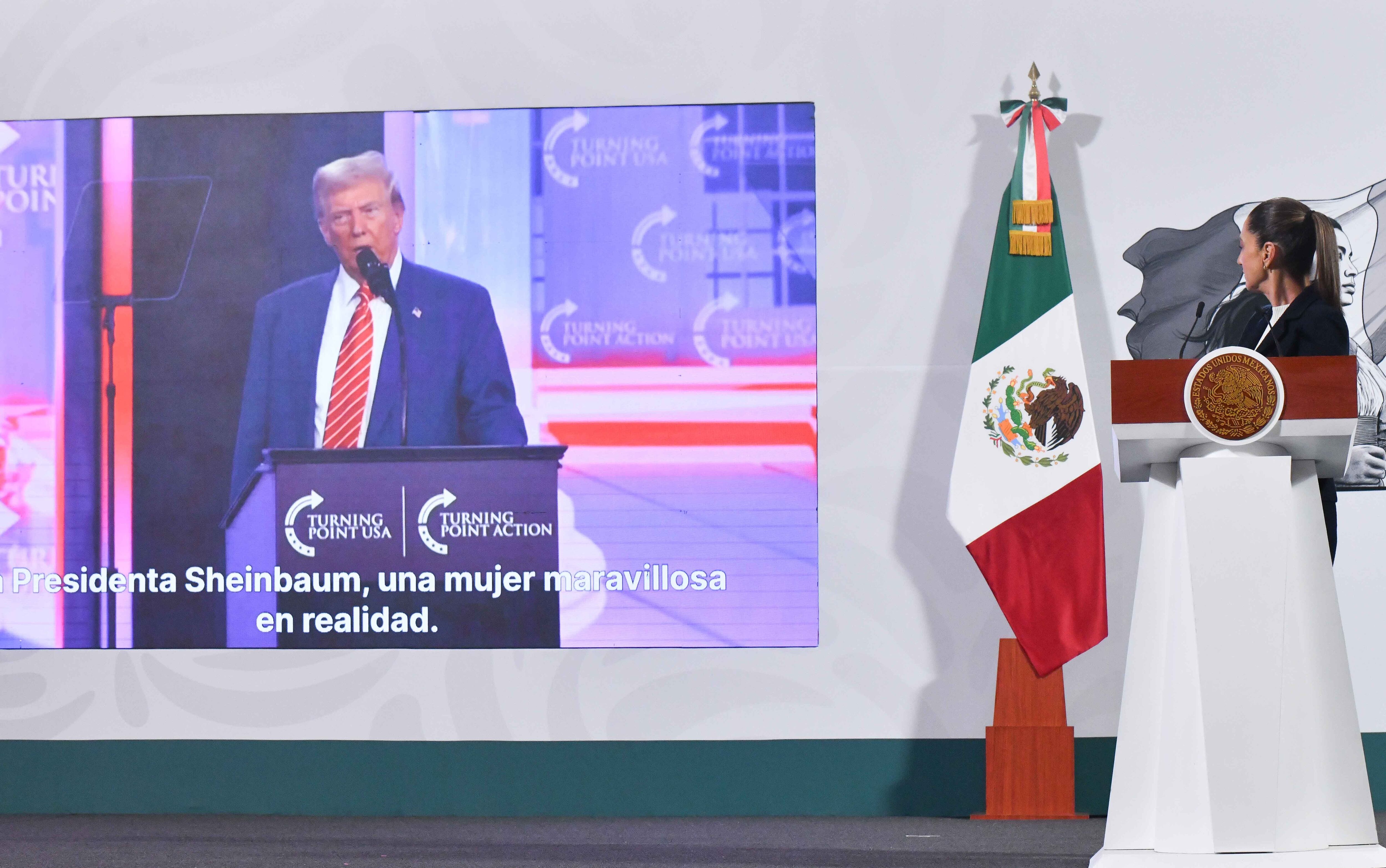 Sheinbaum responde a Donald Trump: “Nunca nos vamos a subordinar”