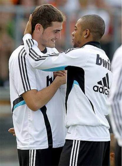 Casillas y Robinho, en Irdning